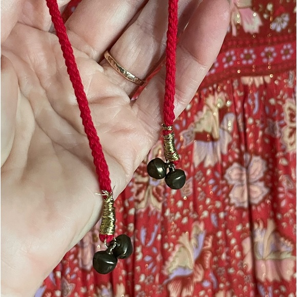 Spell & the Gypsy Poinciana Boho Midi Gown NWOT Cherry ๐ Small - Picture 3 of 8